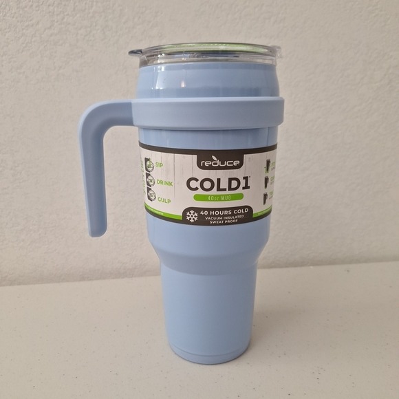 Reduce 40 oz Tumbler with Handle Stainless Vacuum Insulated Sweat Proof NEW - Picture 2 of 9